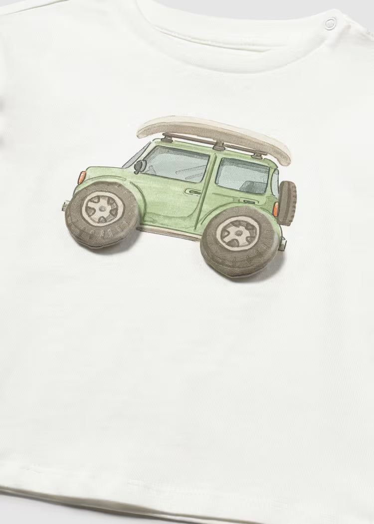Mayoral 1011 Baby Applique Jeep T-shirt