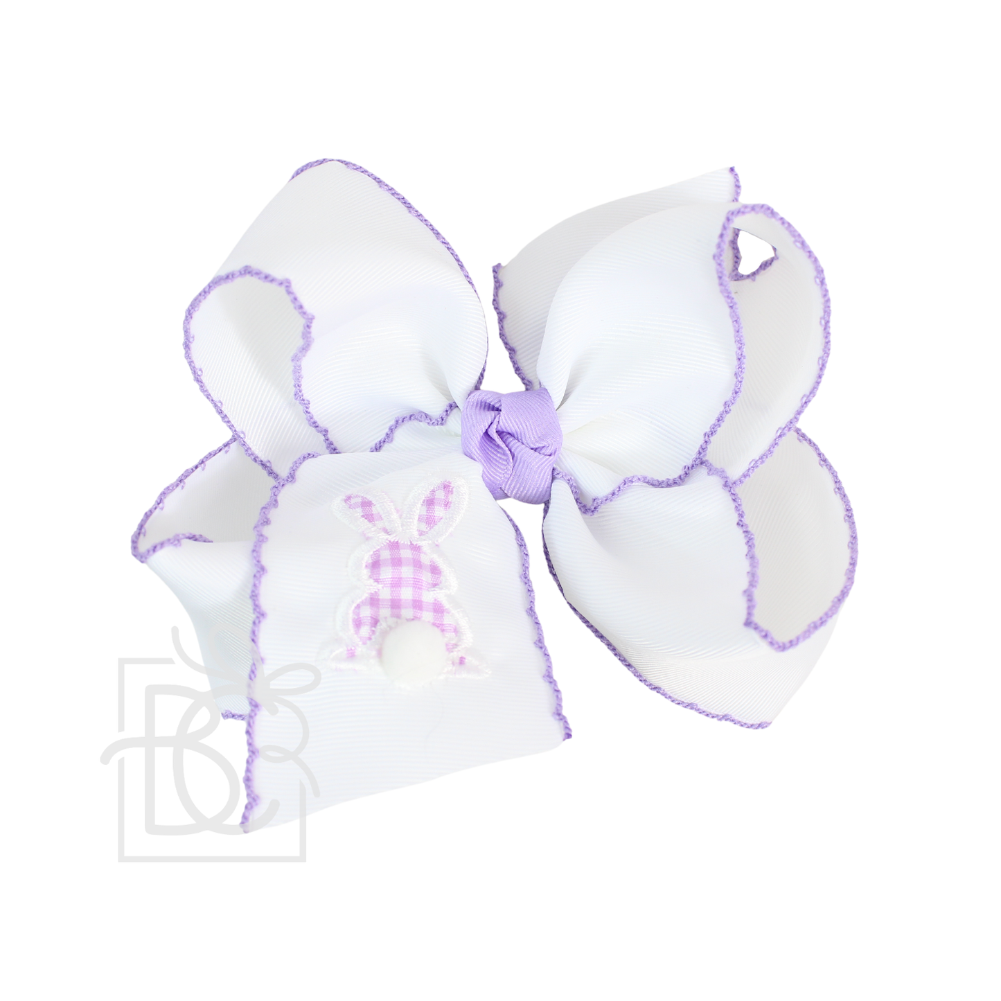 EMBROIDERED EASTER CROCHET EDGE BOWS