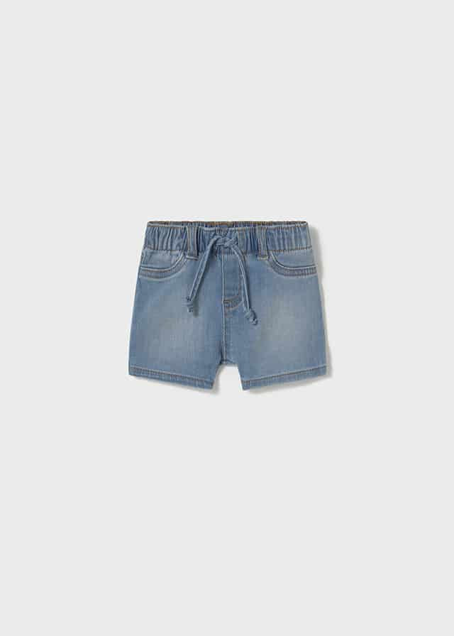 Elastic Waist Denim Baby Shorts