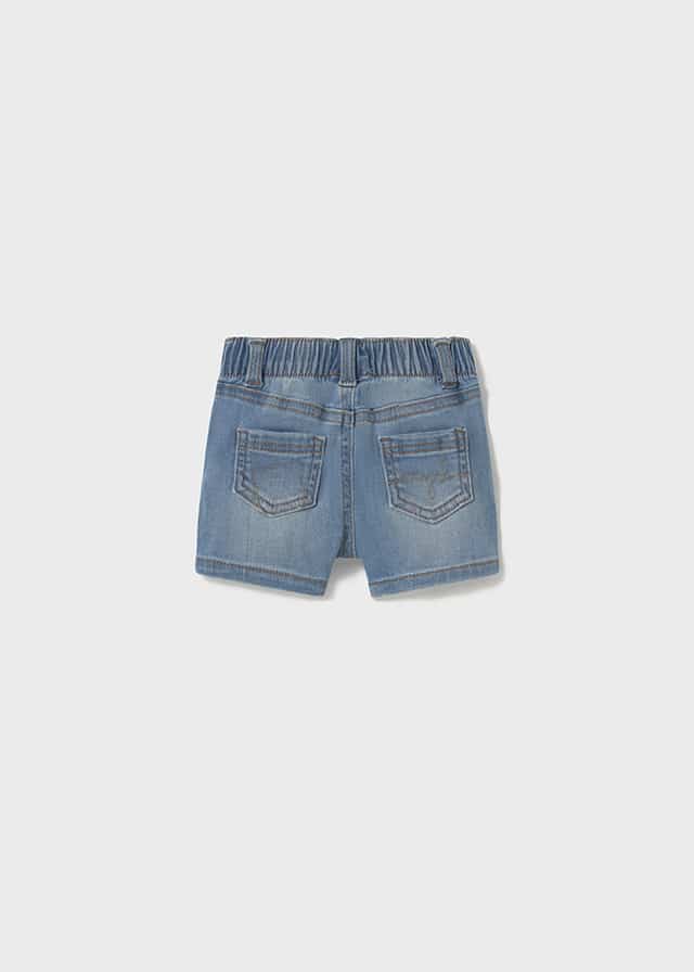 Elastic Waist Denim Baby Shorts