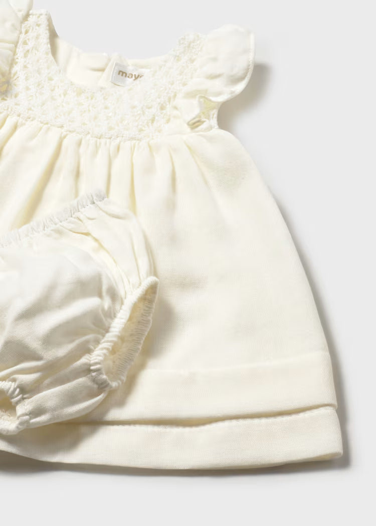 Mayoral 1803 Newborn Girl Dress with Bloomers