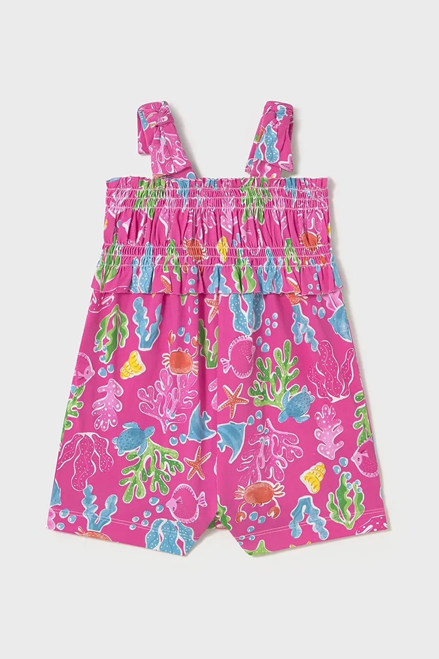 Ocean Themed Printed Romper