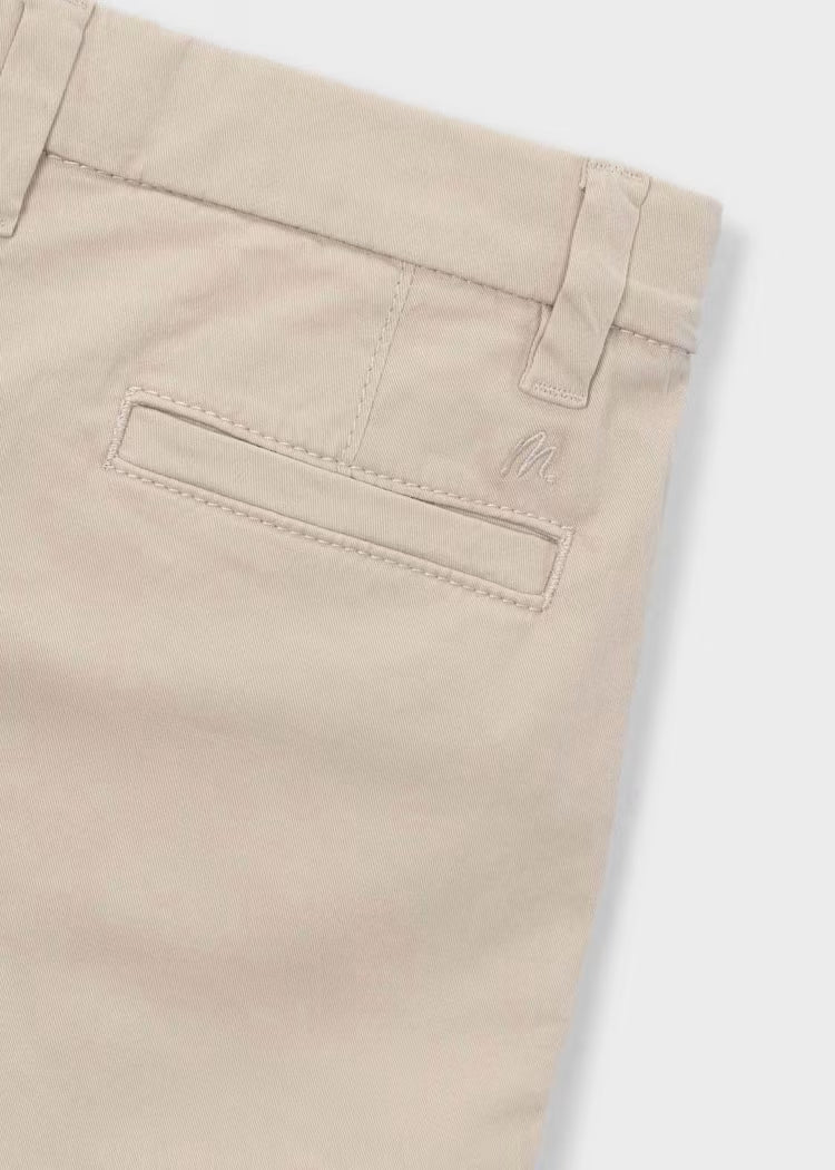 Mayoral 202 Khaki Boy Chino Twill Shorts