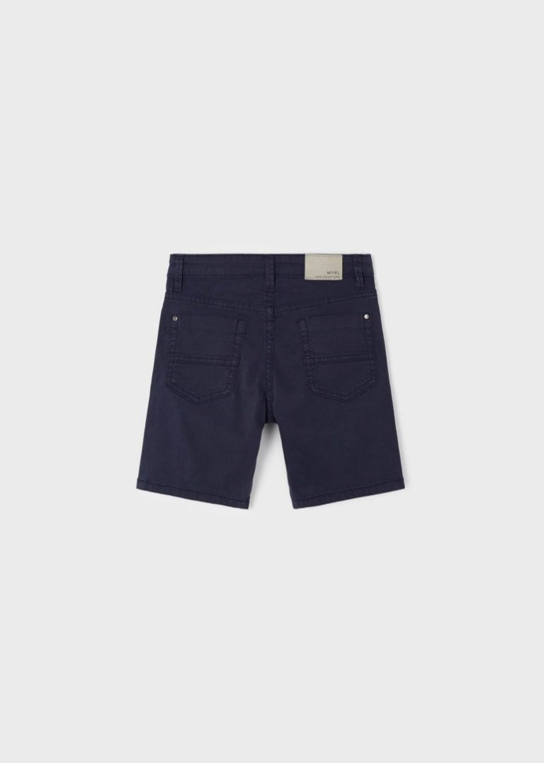 Navy Chino Twill Shorts