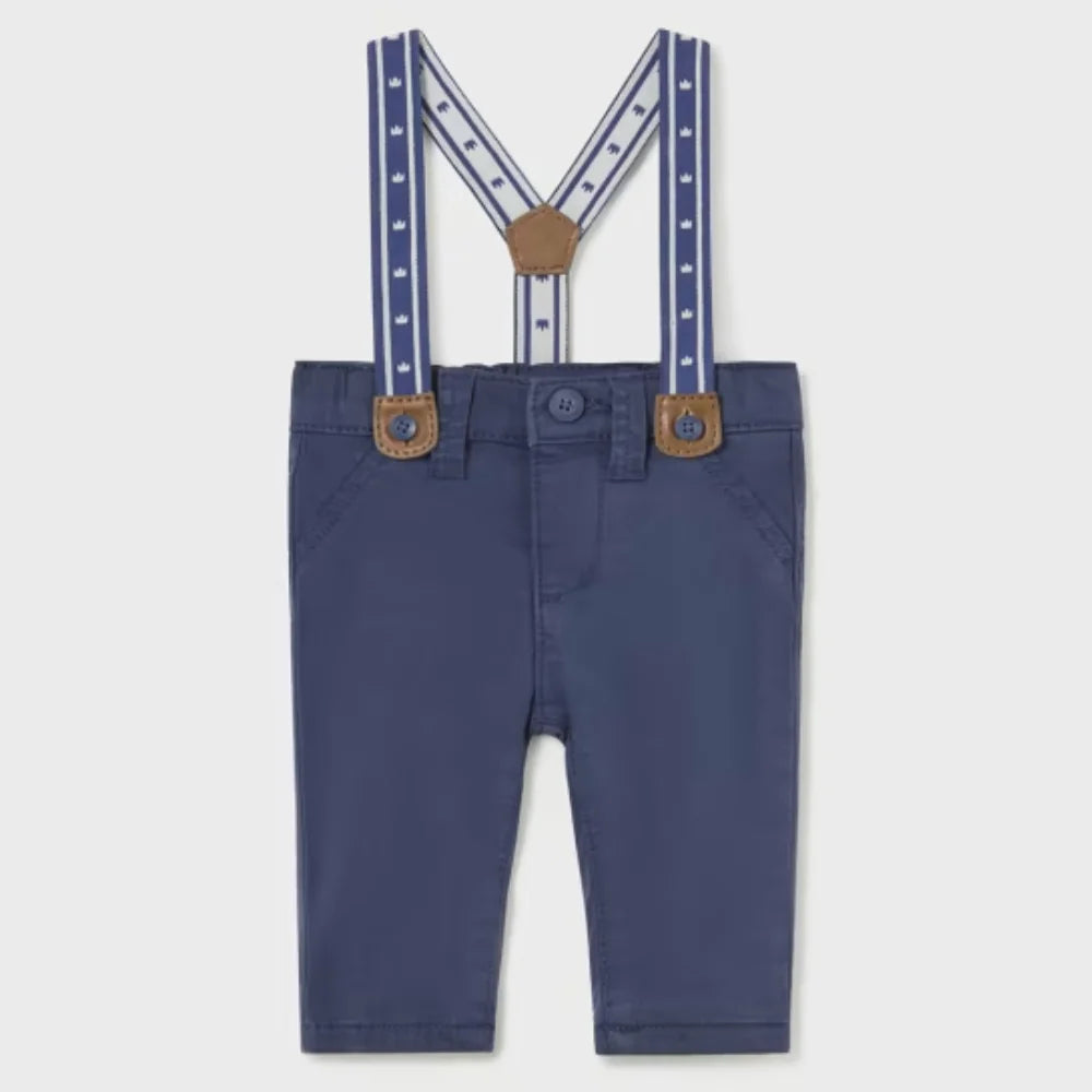 Navy Chinos with Suspenders