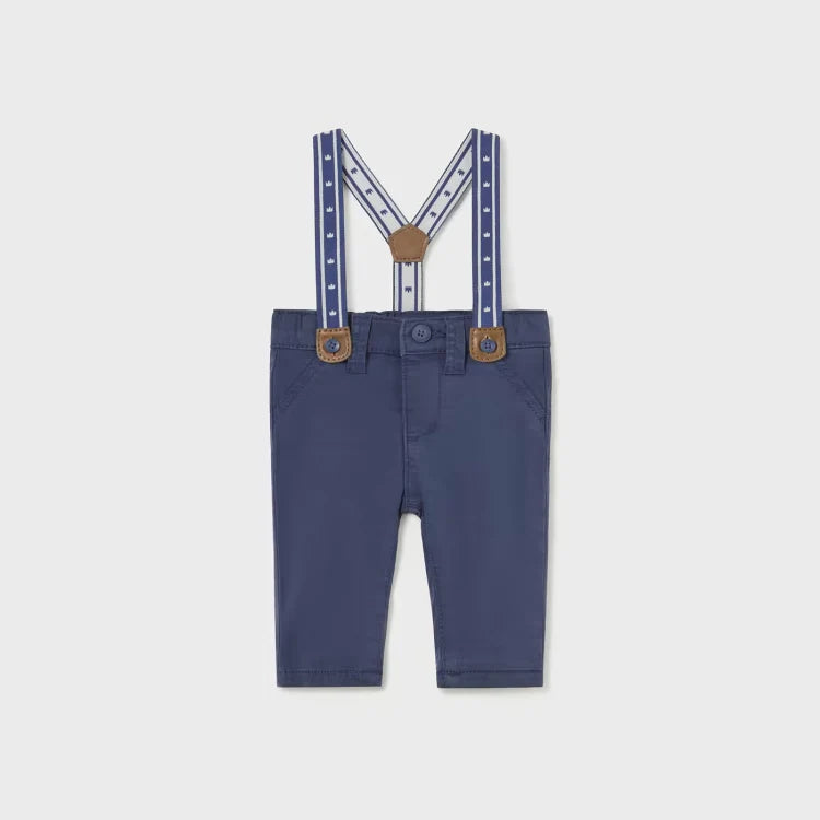 Navy Chinos with Suspenders