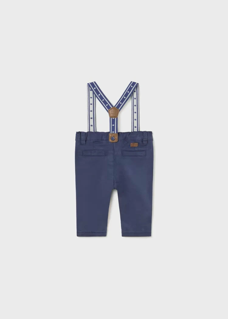Navy Chinos with Suspenders