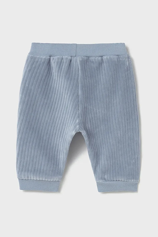 Mayoral 2587 Blue Bell Velour Pants