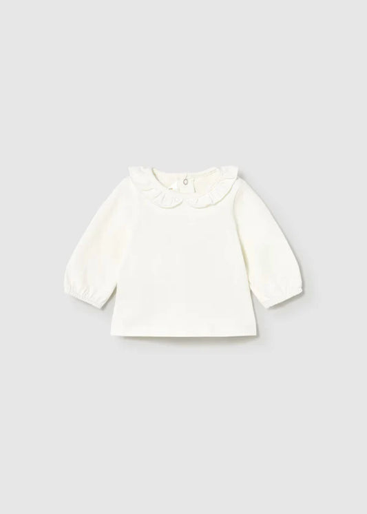 Mayoral Baby Girl 3 Pc. Knit Overall Set 2604-32 Manzanilla