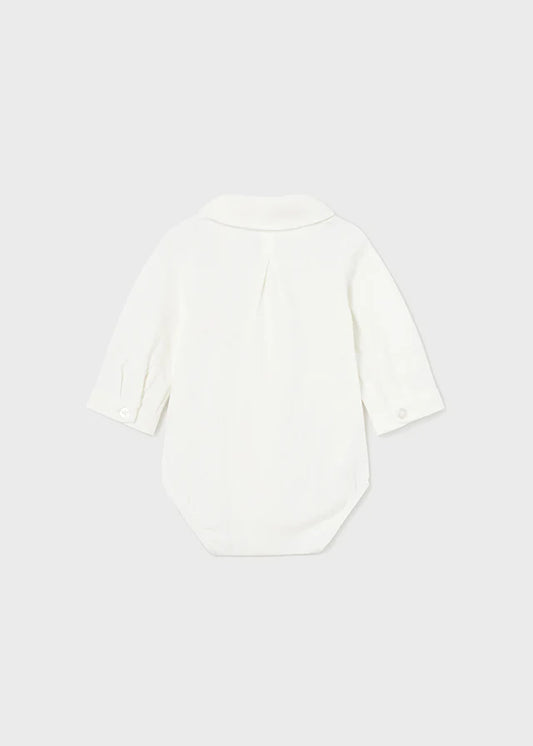 Crudo White Polo Onesie