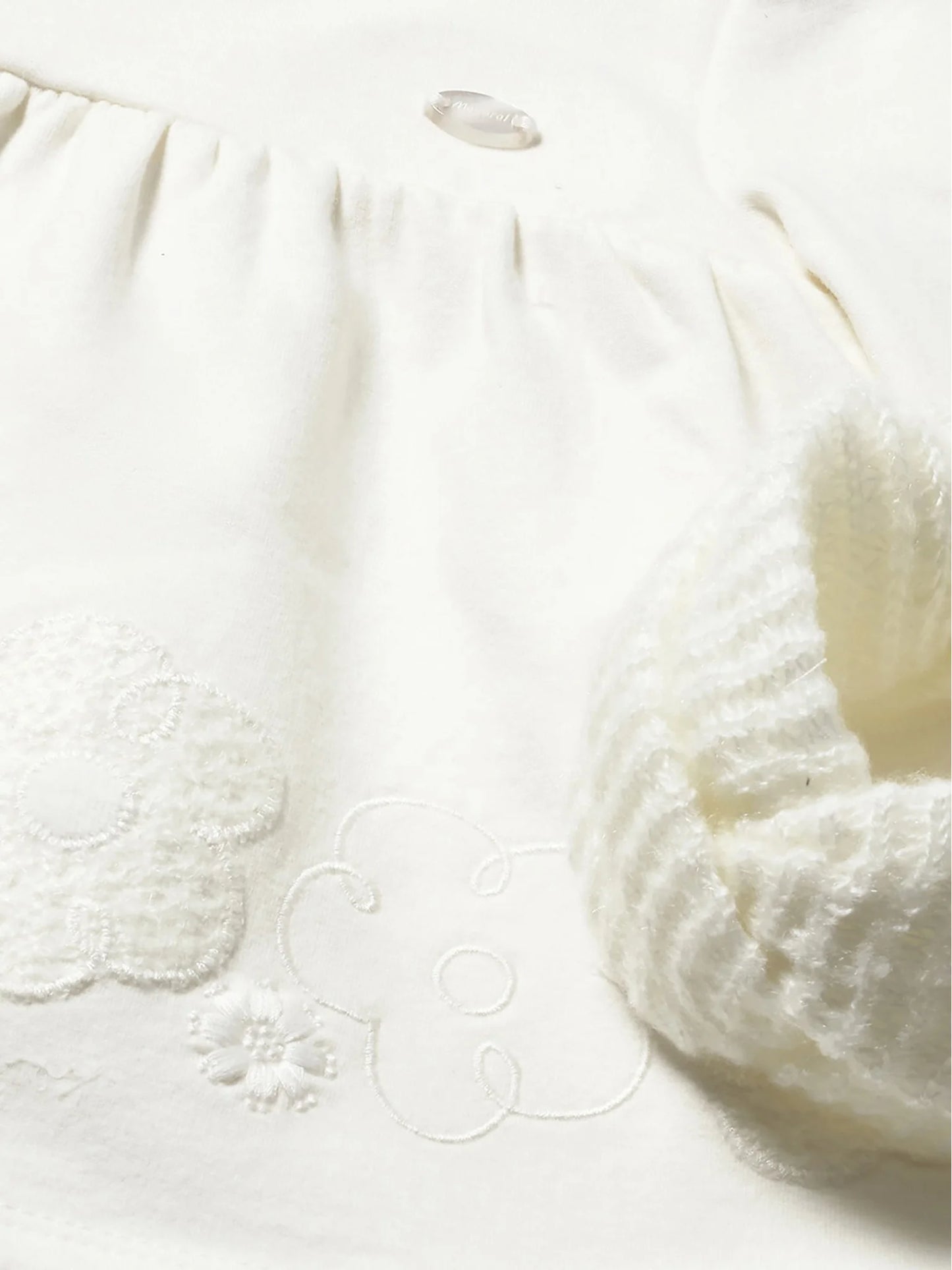 Mayoral 2803 Crudo Baby Dress and Headband Set