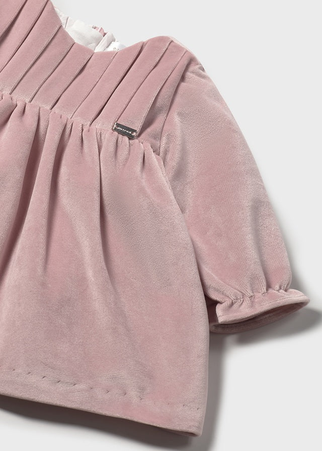 Mayoral 2819 Petal Pink Pleated Dress