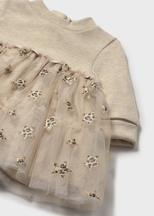 Mayoral 2824 Leopard Print Tulle Dress