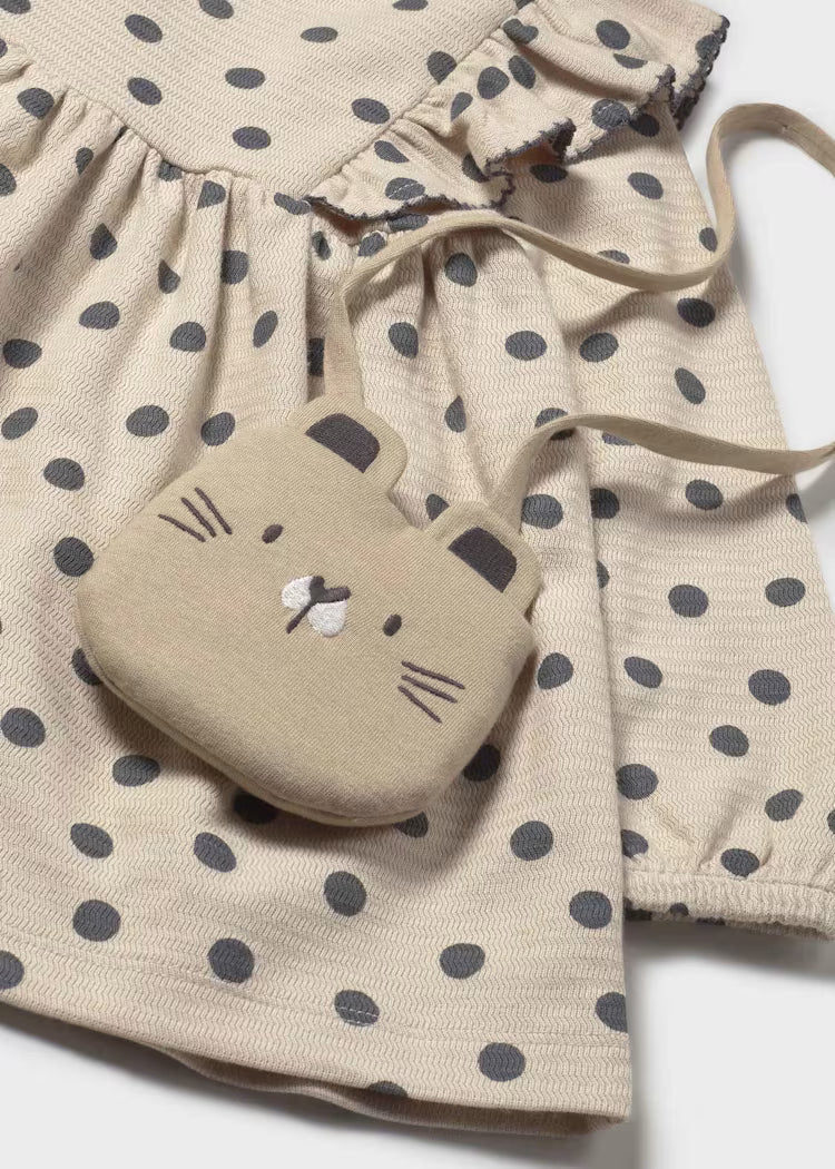 Mayoral 2920 Baby Printed Dress with Purse