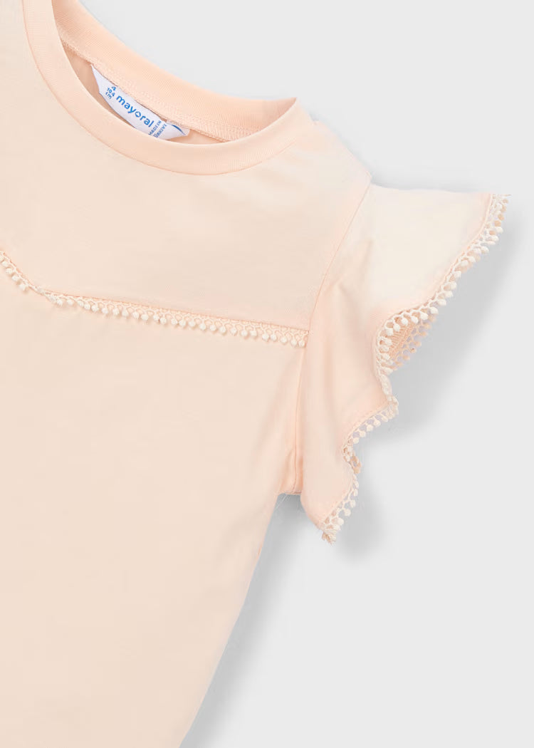 Mayoral 3008 Girl Ruffled T-shirt