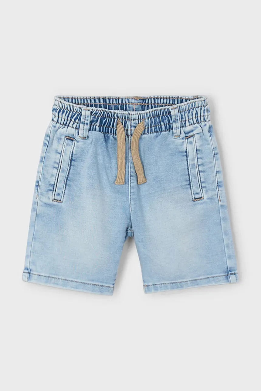 Boy Denim Shorts with Elastic Waistband