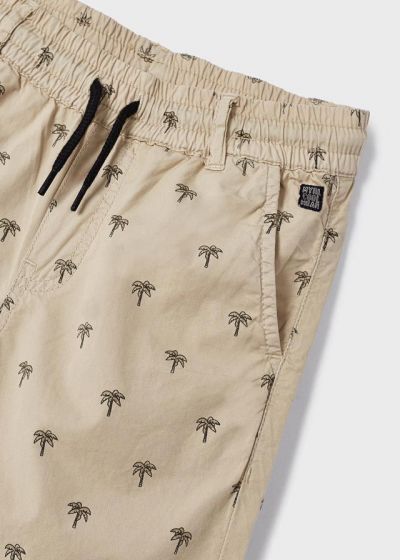 Palm Tree Printed Short