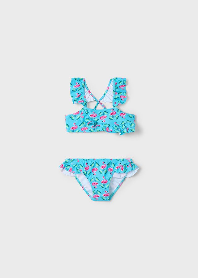 Flamingo Ruffle Bikini