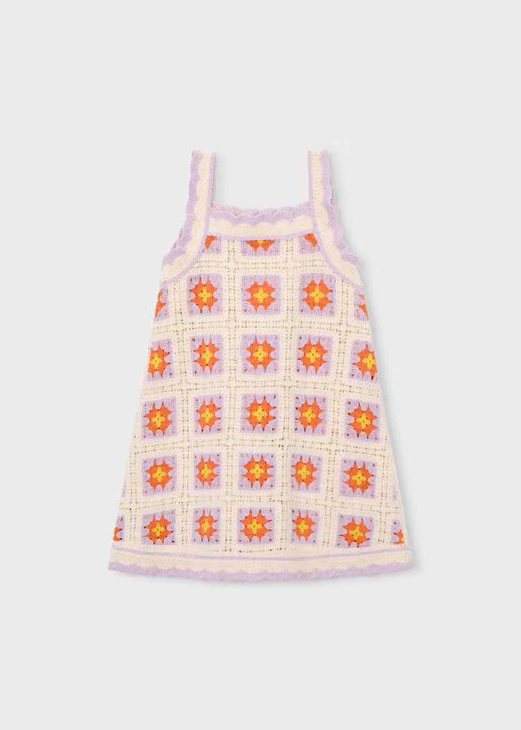 Mayoral 3935 Girl Crochet Dress