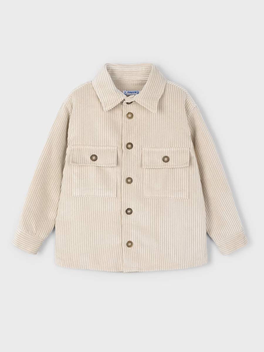 Mayoral 4124 Cream Corduroy Button Up