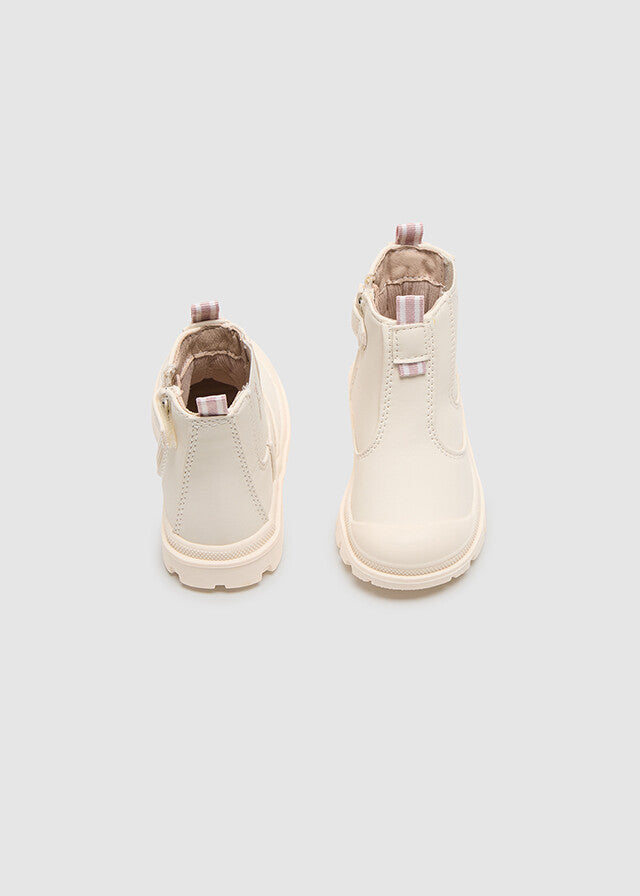 Cream Chelsea Boot