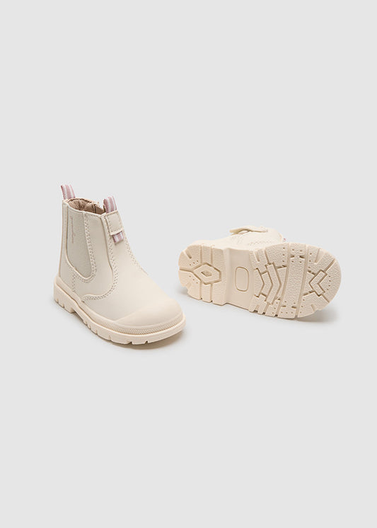 Cream Chelsea Boot
