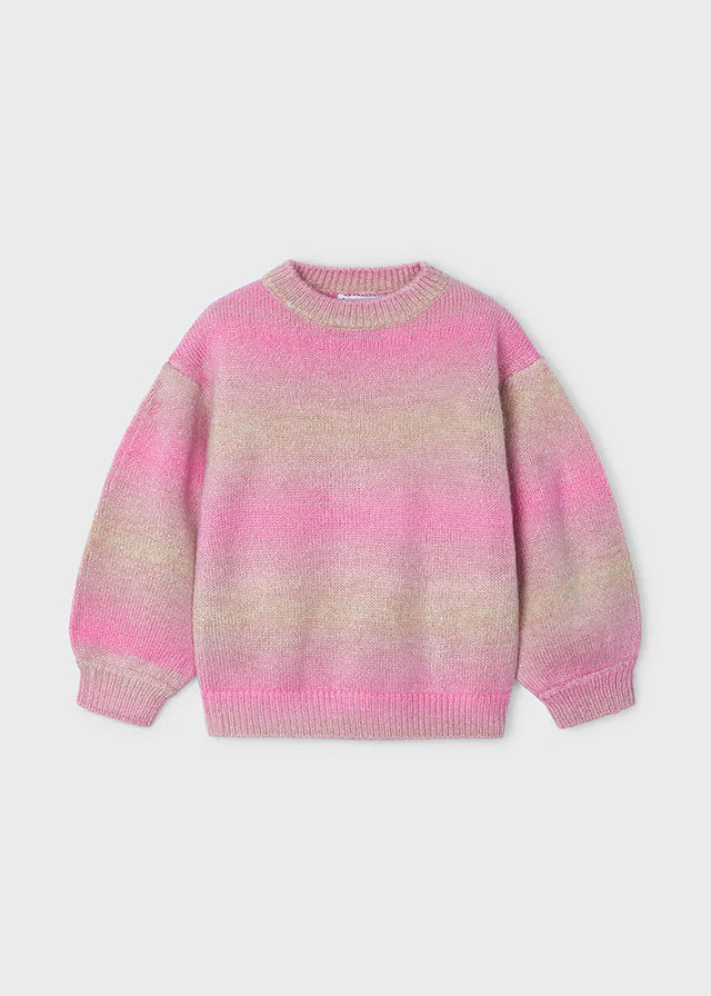 Rose Pink Stripe Sweater