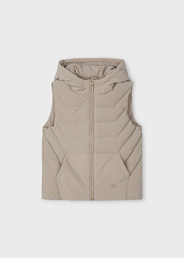 Quilted Puffer Vest Mocha