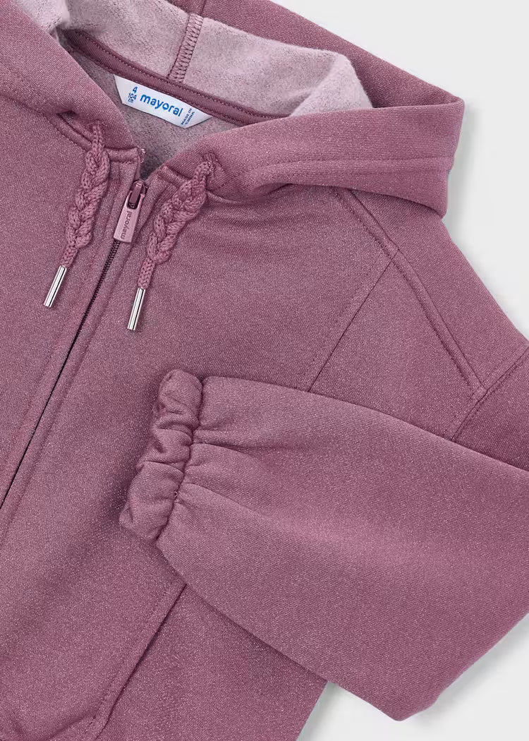 Mayoral 4423 Violet Zip-Up Hoodie