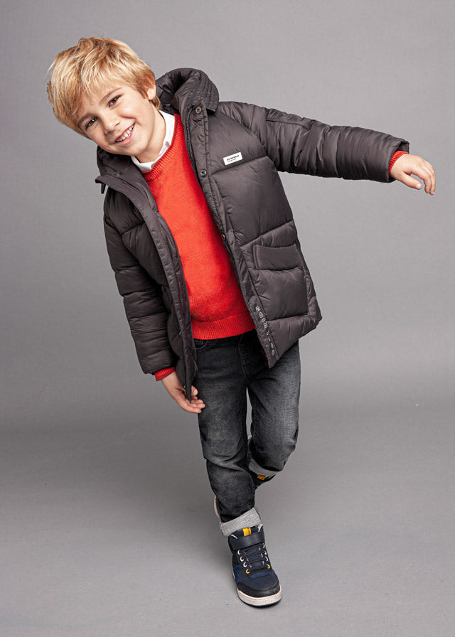 Gray Wash Straight Leg Jean