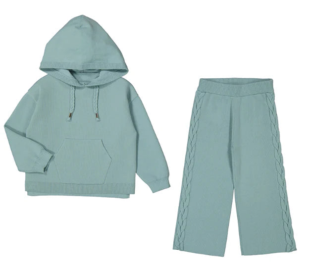 Teal Tricot Matching Set