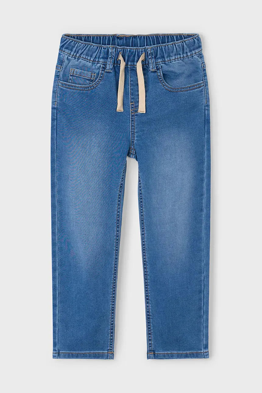 Mayoral 4566 Medium Wash Drawstring Jeans