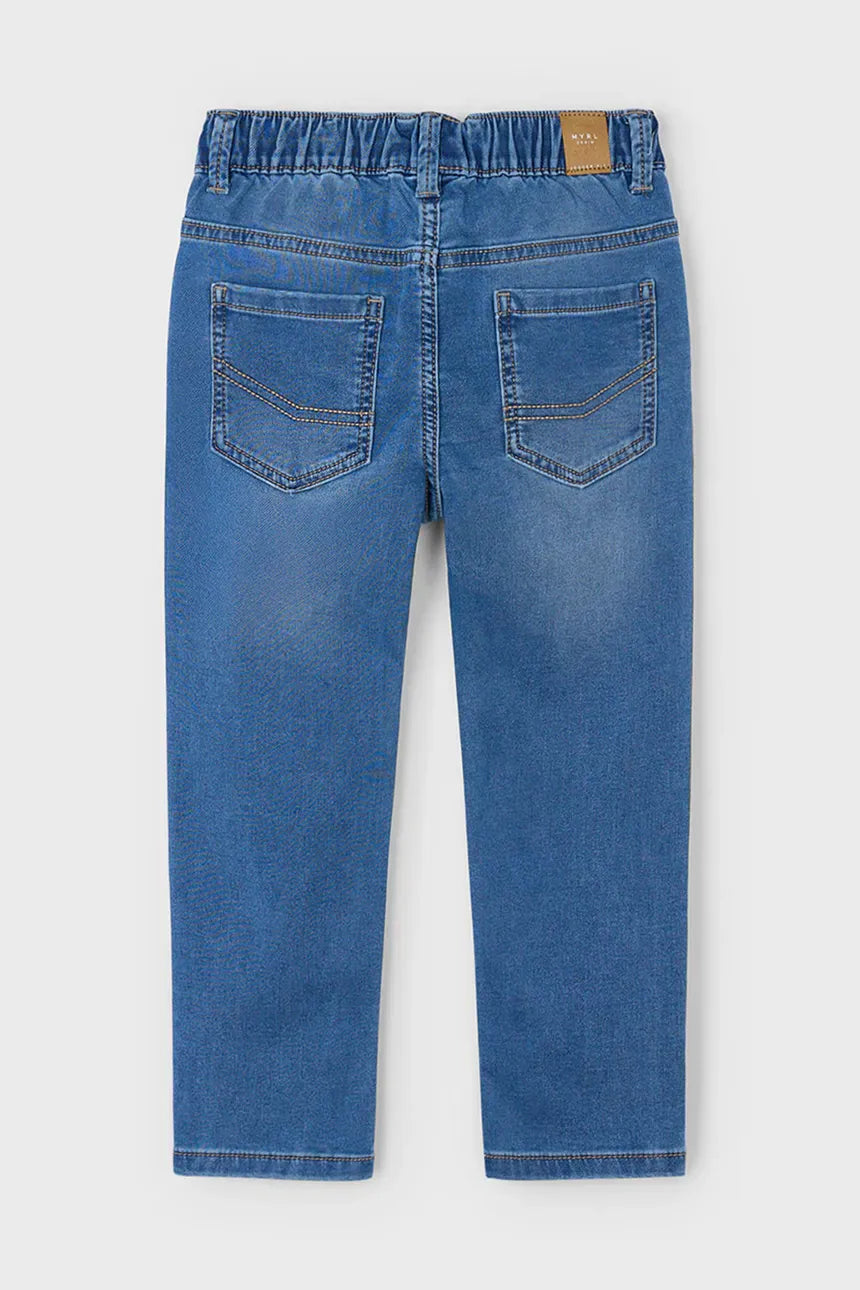 Mayoral 4566 Medium Wash Drawstring Jeans