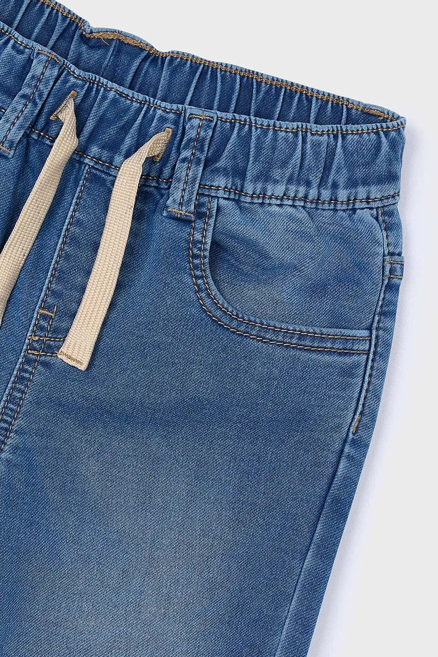 Mayoral 4566 Medium Wash Drawstring Jeans