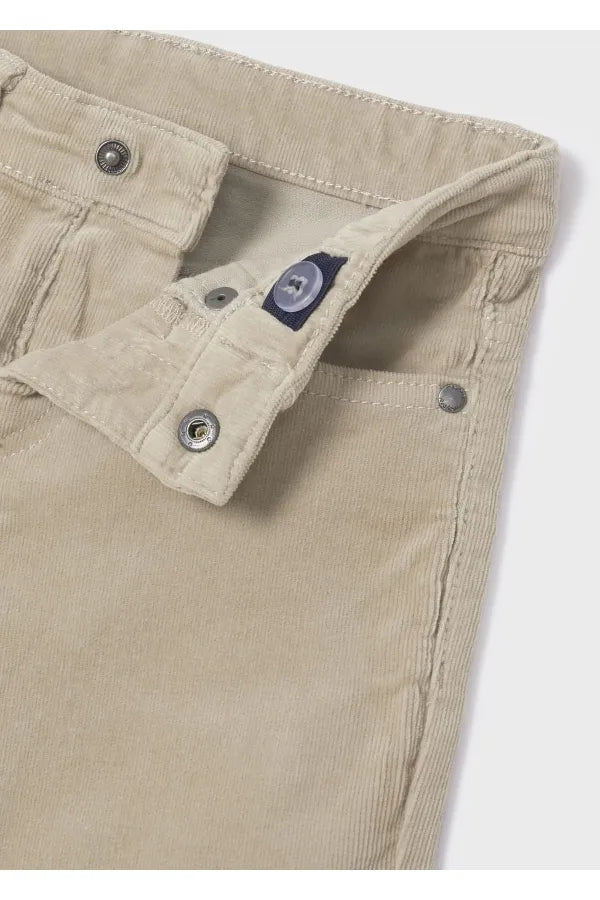 Basic Slim Fit Cord Trousers