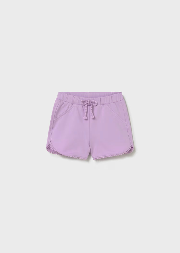 Mayoral 603 Lilac Baby French Terry Shorts