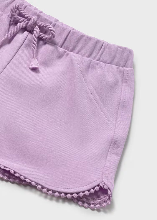 Mayoral 603 Lilac Baby French Terry Shorts