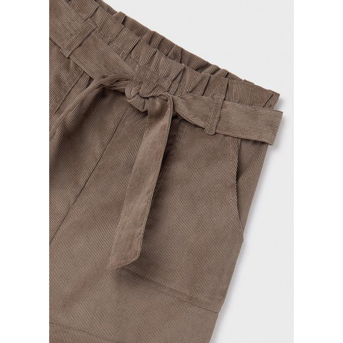 Mocha Corduroy Shorts