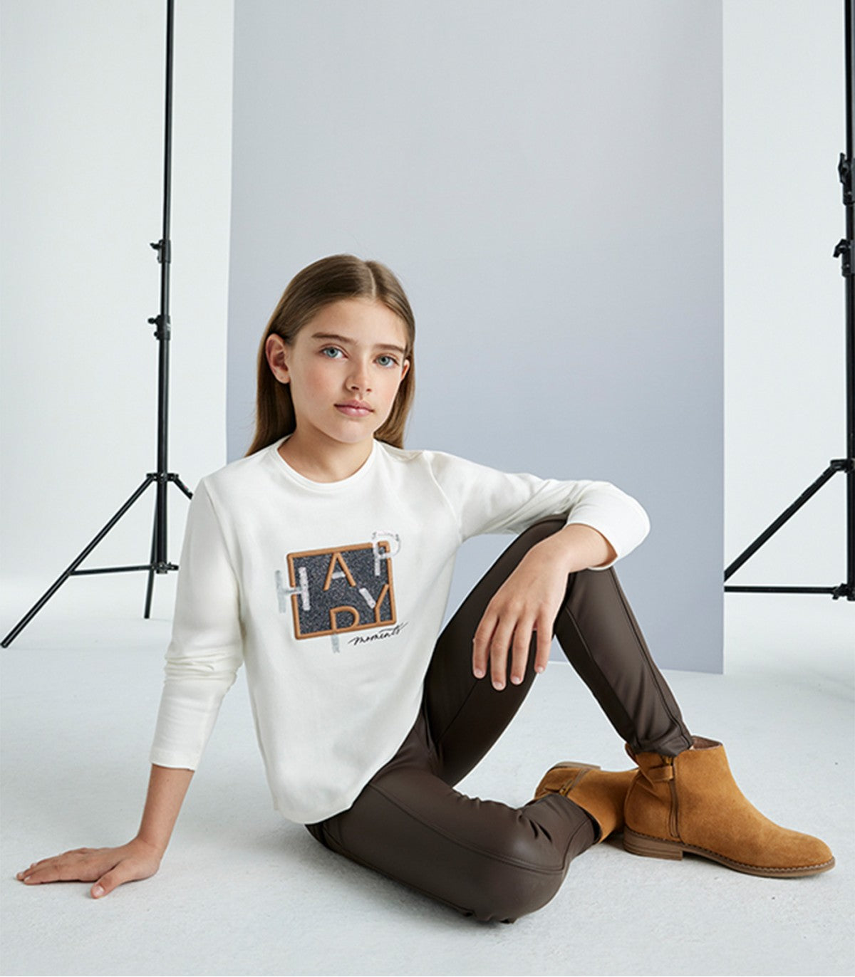 Brown Faux Leather Leggings