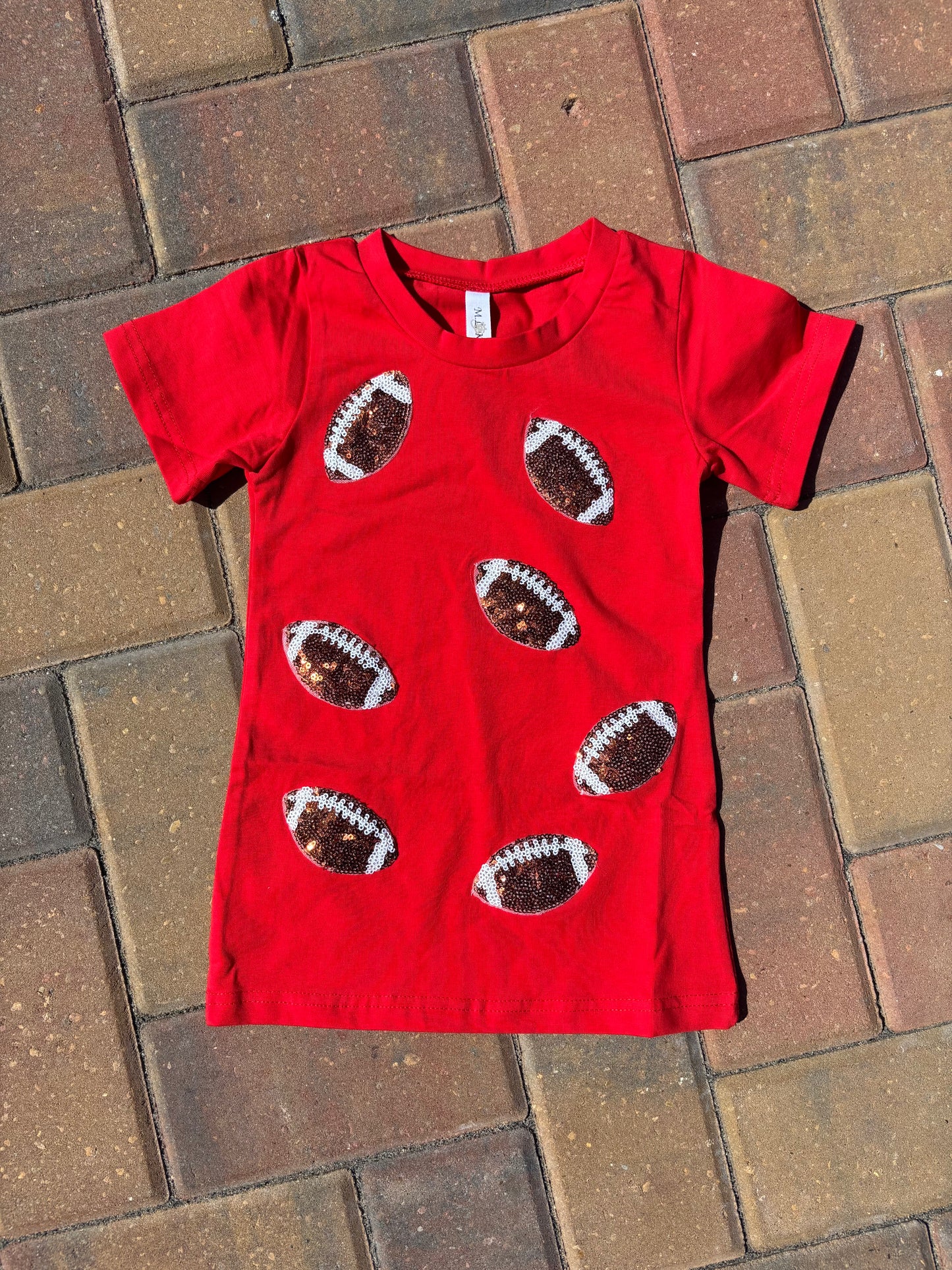 Red Game Day Football Dress