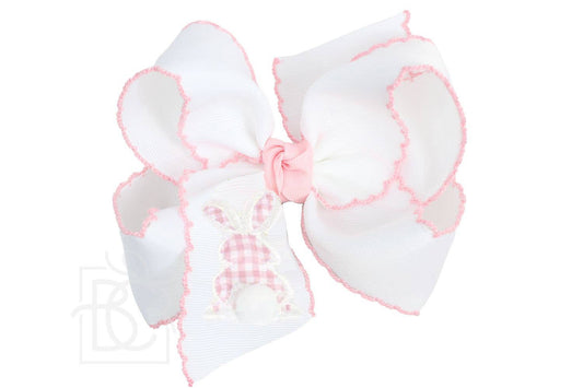 EMBROIDERED EASTER CROCHET EDGE BOWS