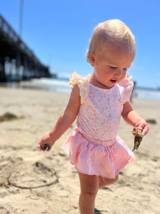 Siobhan Pink Skirted Bloomer