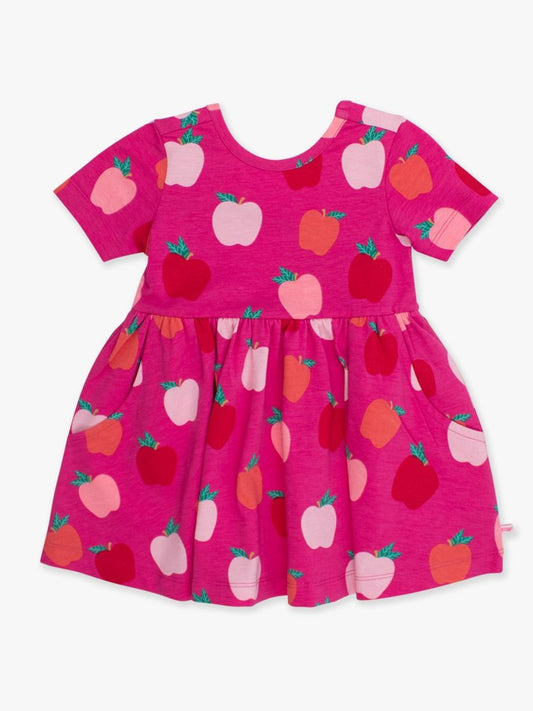 Apple of My Eye Short Sleeve Twirl Dress