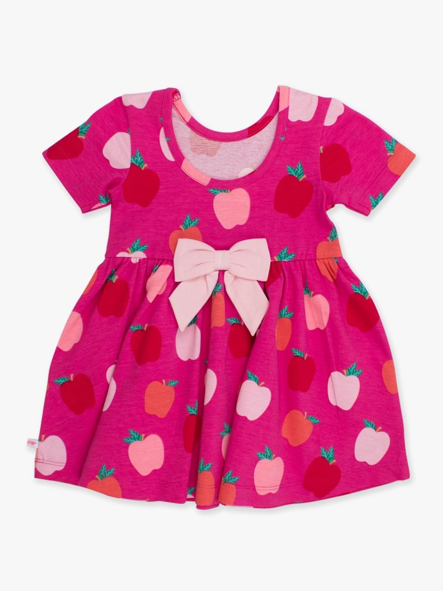 Apple of My Eye Short Sleeve Twirl Dress