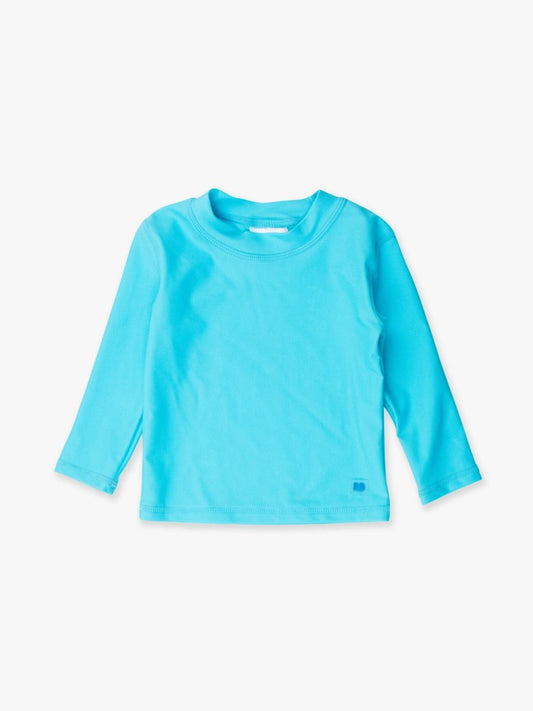 Bright Aqua Long Sleeve Rash Guard