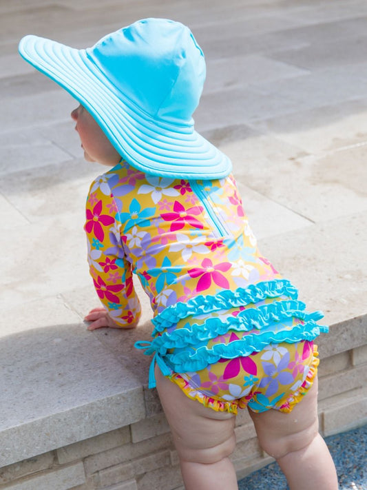 Bright Aqua Swim Hat