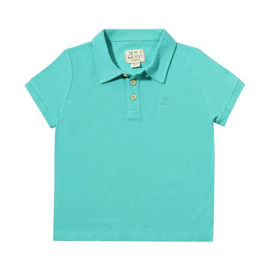 Aqua Pique Shipping Polo