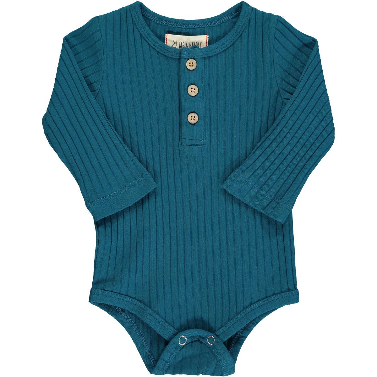 Aynor Teal Ribbed Onesie