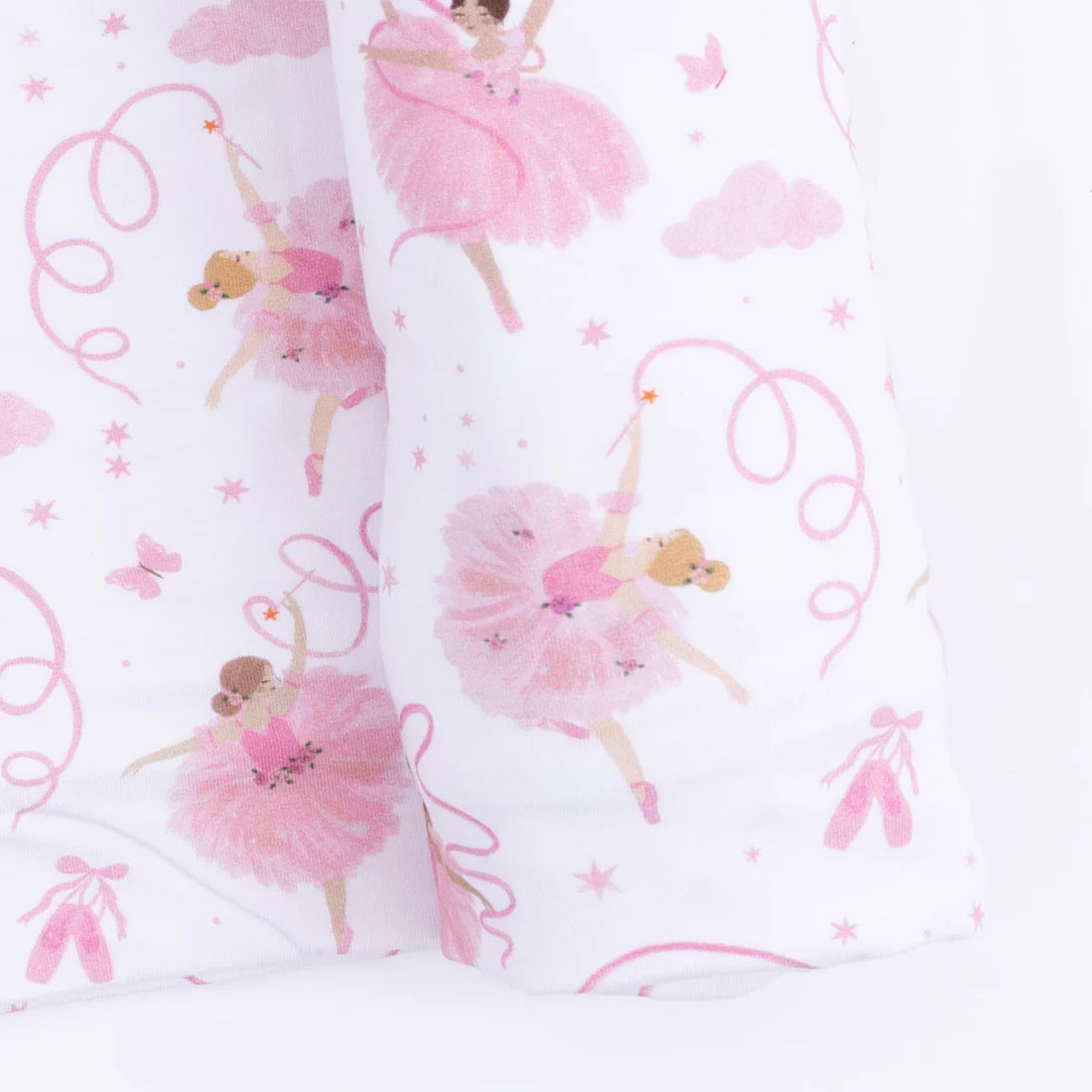 Ribbon Ballerinas Swaddle Blanket