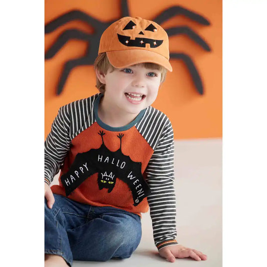 Orange Bat Halloween Tee
